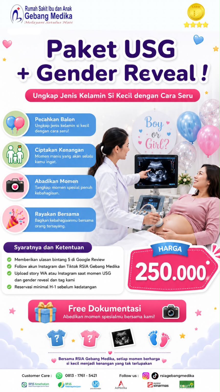Promo USG+ Gender Reveal